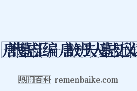 唐代墓志汇编·唐故班夫人墓志近义词是什么意思的图片